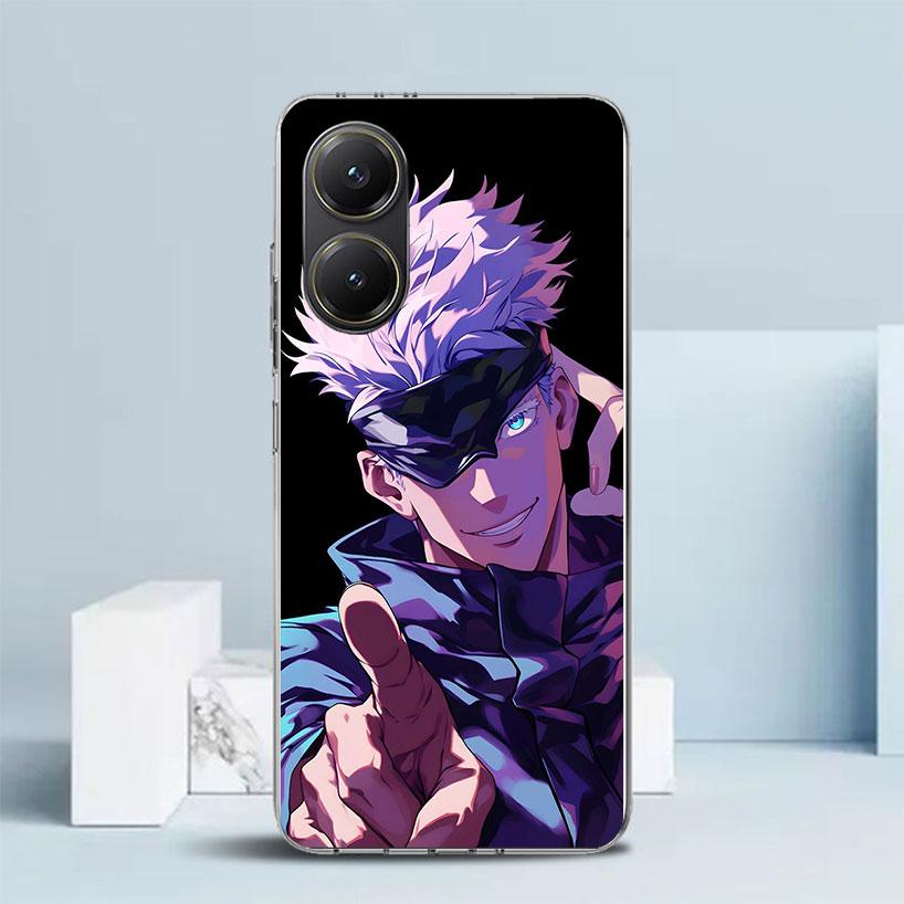 Kaisen J-Jujutsu Gojo Satoru Phone Case For Xiaomi Poco F7 Ultra X5 X6 X7 Pro M7 Redmi 15C 15 13C 13 12C 12 10C 10 10A 9 9C 9A 9