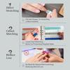 Organizzatore a Libro per Smalti Nail Art con Punta Magnetica Test Colori Manicure Libro di Conservazione Espositore Acrilico Grande per Lavori Campione Cartellino Colori