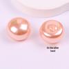 12mm Round Half-Face Steamed Bun Beads for DIY Crocs, Earrings, Hair Clips, and Jewelry Accessories.