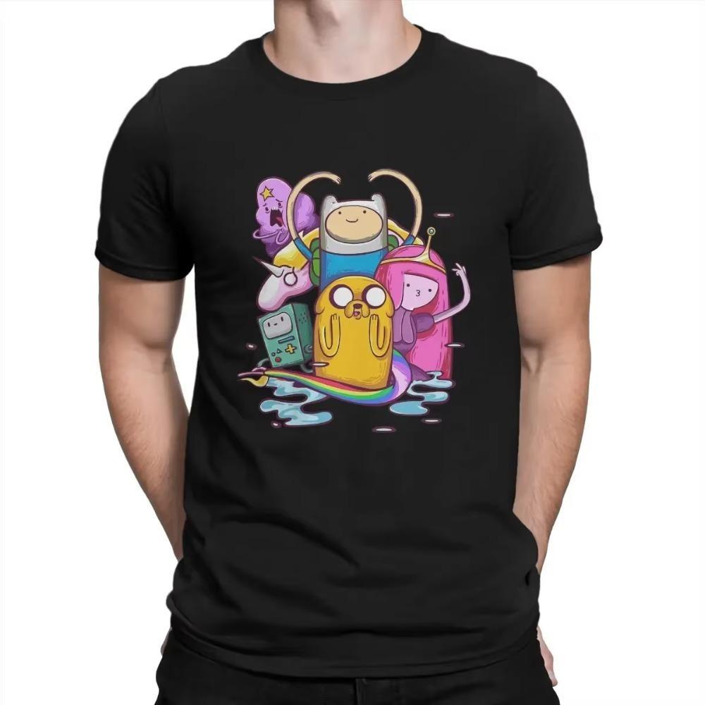 Abenteuer Cartoon Zeit Mann T-Shirt Baumwolle Mode T Shirt Original Streetwear Neue Trend Tops T