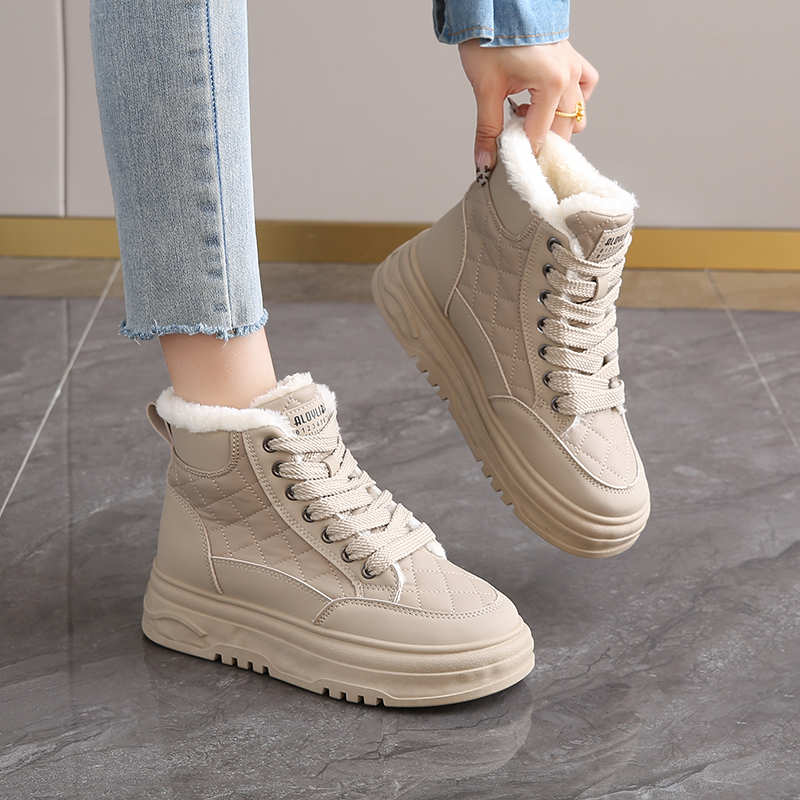 Snowboots High Tops Women's High Sports Shoes Shoes Boots Booties For Sneakers Brands Jogging Fitness Hospitality Authentic