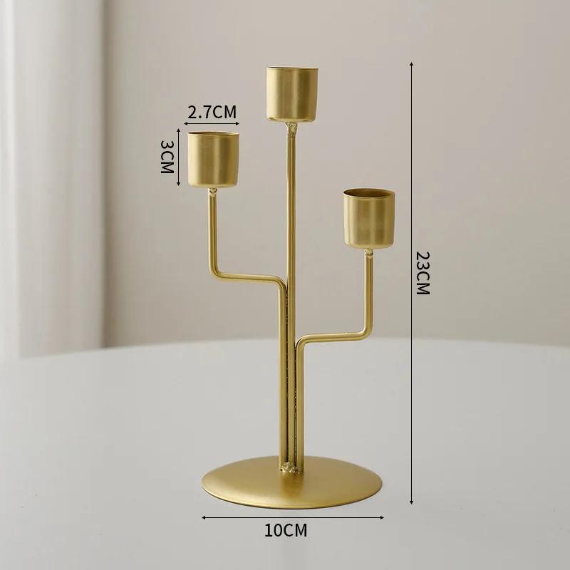 Candle Holder Simple Nordic Home Decor Centerpiece Candlestick for Dining Room Party Living Room Wedding Thanksgiving