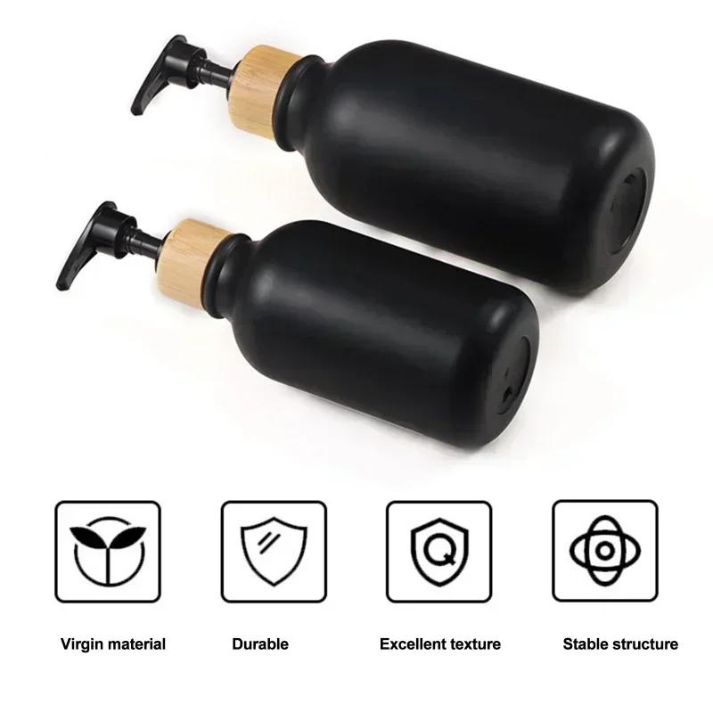 300/500ml Soap Dispenser Shampoo Pump Bottle Refillable Lotion Liquid Container Kitchen Bottles Bathroom Shower Supplies