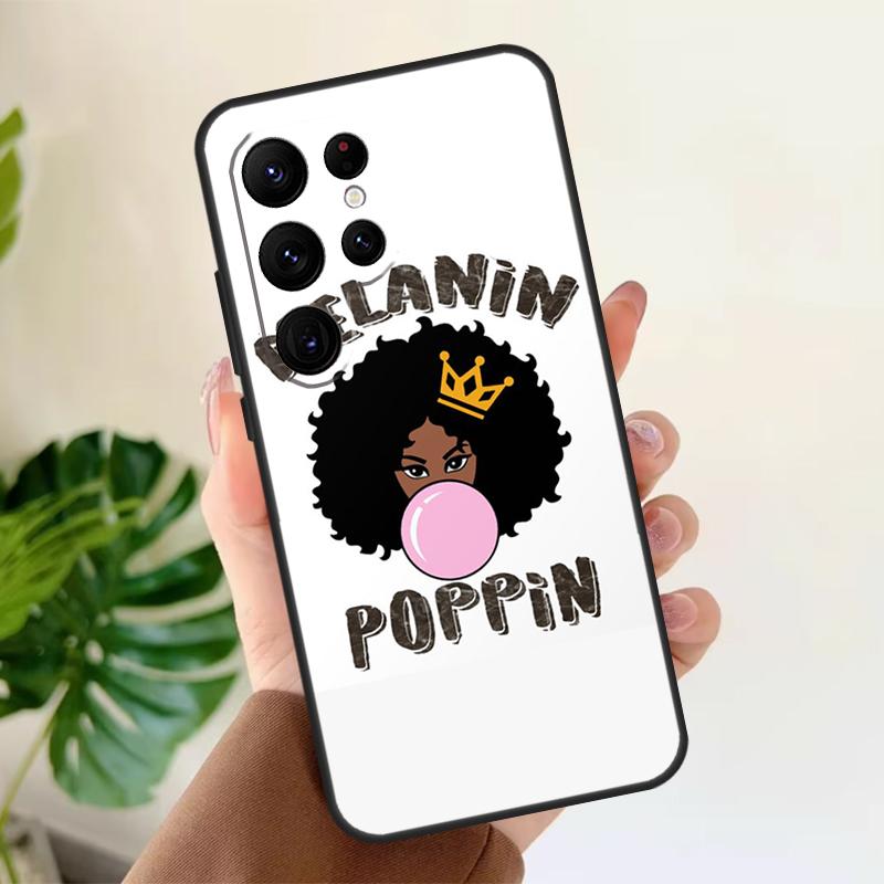 

Melanin Black Lives Matter Soft Case For Samsung Galaxy S25 S21 S22 S23 S24 Ultra S9 S10 Plus S20 FE S24 FE Phone Cover Galaxy S10 Plus