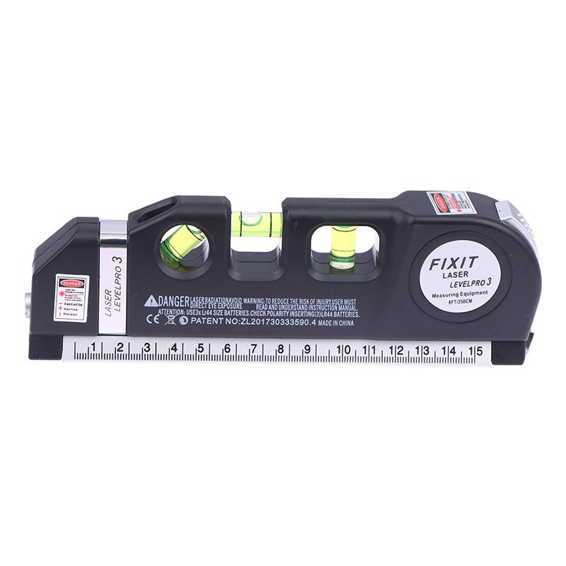 Laser Wasserwaage Linienwerkzeug Mehrzweck Laser Wasserwaage Set Standard Kreuzlinienlaser Maßband Lineal Mit Metall Stativständer
