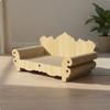 Curved Lounge Scratcher Cat Corrugated Feline Low Shedding Pet