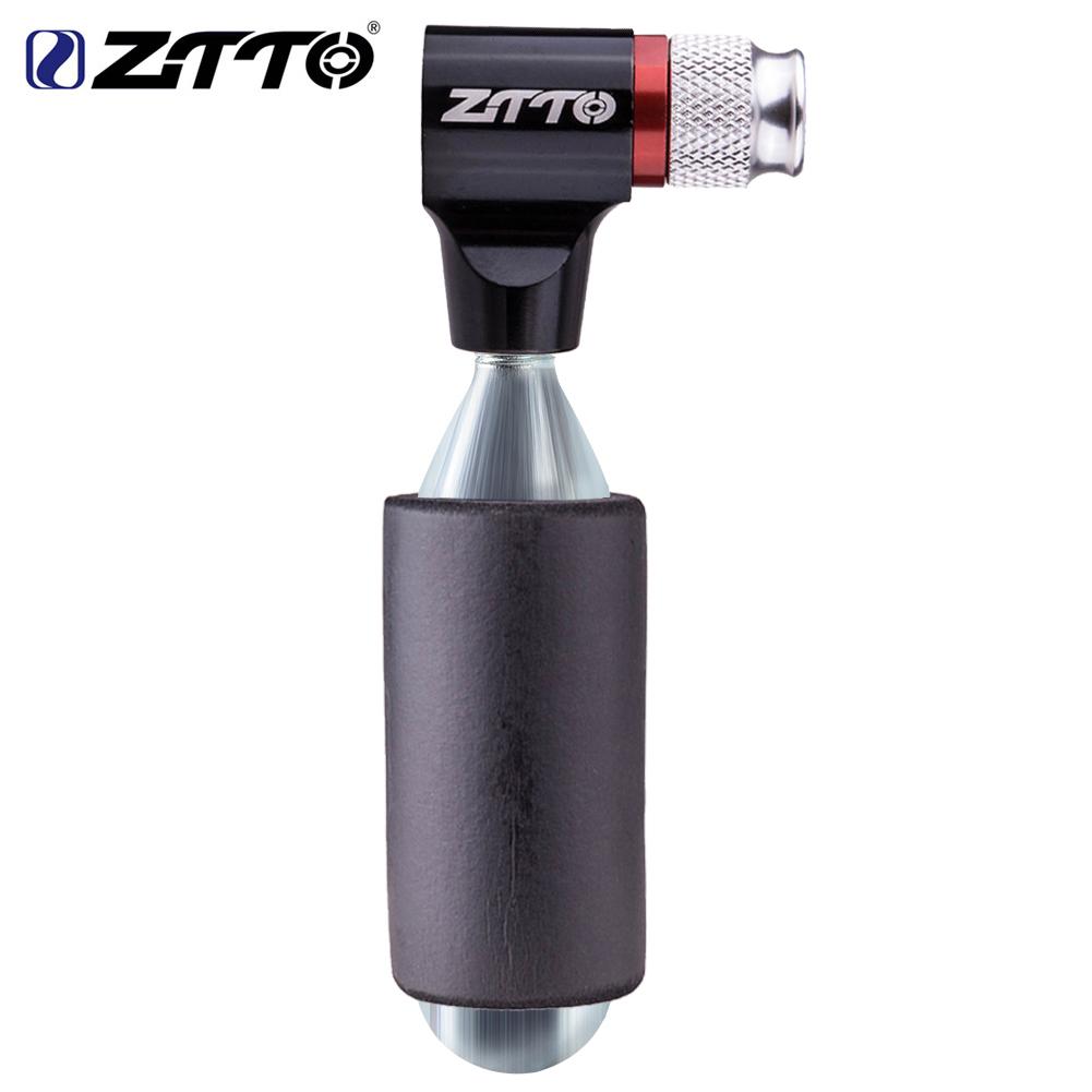 Mini Bicycle CO2 Pump Portable Tire Inflator Aluminum Alloy CO2 Bike Tire Inflator Cycling Accessories Automatic Pump
