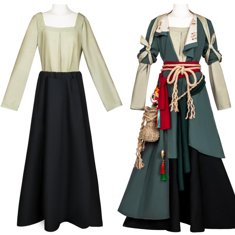 Retro Chinese Cosplay Outfit Anime Convention Attire Polyester Blend Artistic Role Play Costume