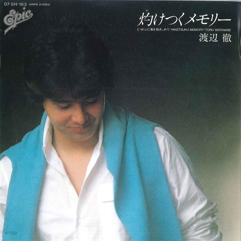 

7-дюймовая пластинка TORU WATANABE - Yaketsuku Memory / Kokoro Ni Umi O 075H163 EPIC 1983 Япония Японская поп/рок Б/У