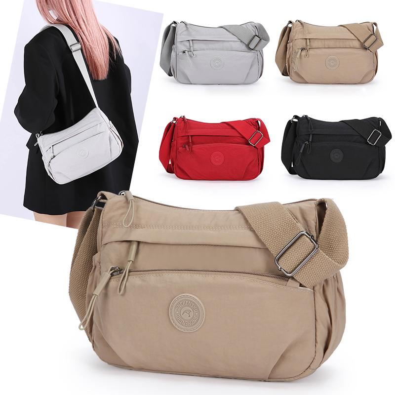 Lightweight Crossbody Bag Women's Multi-compartment Shoulder Bag Commuter Bag For Middle-aged Mothers