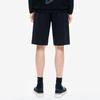 Fila Solid Color Letter Logo Casual Simple Sports Knit Five-Point Shorts Men Shorts Black F11M228607FBK