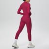 Three-Piece Yoga Set: Cross-Back Sports Tank, Zipper Jacket, High-Waisted Butt Lifting Leggings