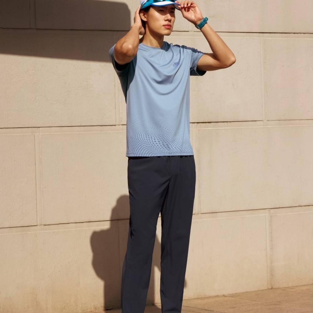 Skechers Quick-Drying Woven Soft Mid-Rise Elastic Sports Casual Pants Men bottoms P226M194-0515