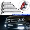 Car LED DRL Daytime Running Lamp White Led Flexibles Waterproof DRL Driving Fog Light Signal DayLight Car Exterior Accessories