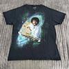 Bob Ross T-Shirt Adults M Black The Joy of Painting Galaxy Space Retro Hippie