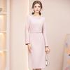 Zhi Li Frühling 2026 Rosa Strassgürtel tailliertes Luxus-Bankettkleid