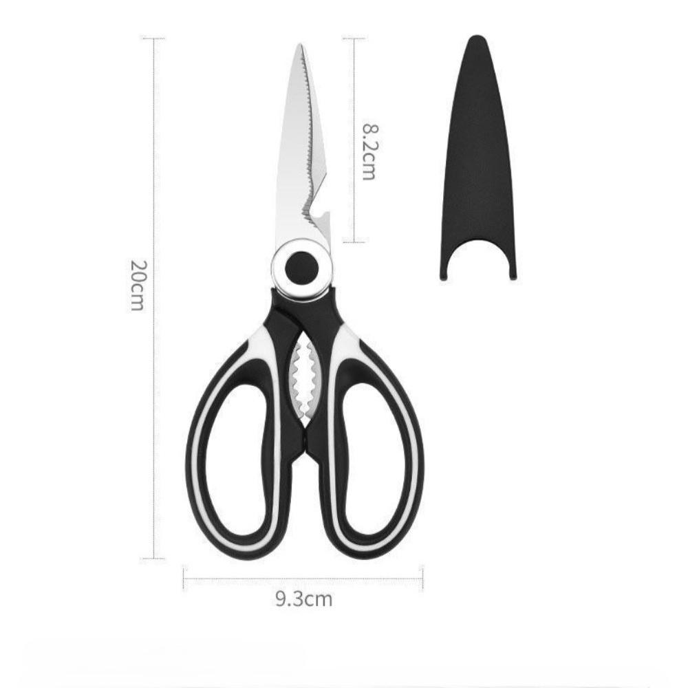 Multifunktionale Küchenschere für den Haushalt, zum Töten von Fisch, zum Schneiden von Gemüse, zum Braten von Broilern, Knochenschere aus Edelstahl