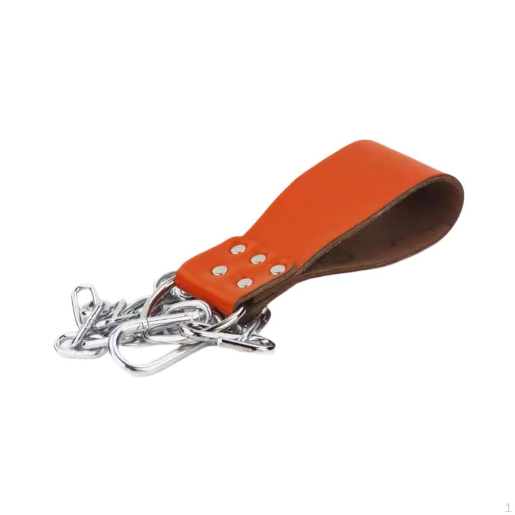 Dumbbell Loading Strap Accessories with Chain Multifunction Dipping Belt Attachment Pullups