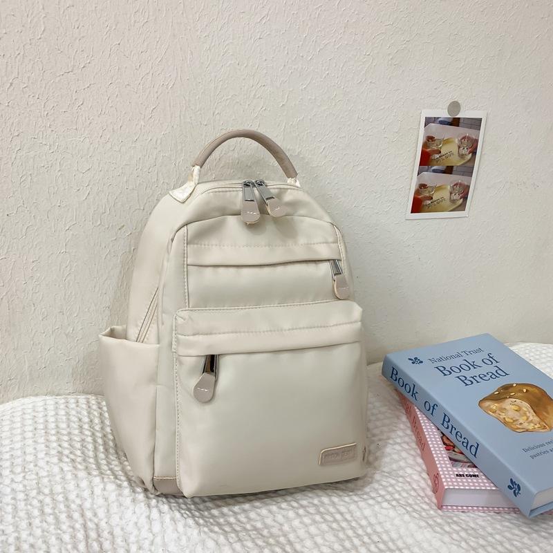 School Bag High Value Ins Style Simple Leisure Travel Light Backpack Korean Version Versatile School Bag College Student Sweet Backpack