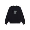 Stussy FW21 Crown Crewneck American Vintage Round Neck Sweatshirt Men sweatshirt Black 1914755
