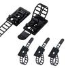 100 Pcs Strong Black Cable Zip Tie Mounts Outdoor Sticky Cable Clips Self Adhesive Wire Fasteners Cable Organizer Holder