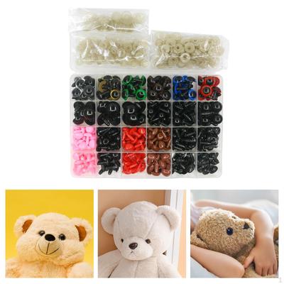 604Pcs Eyes and Noses, Craft Nose for Stuffed Doll Toy Animals, Crochet
