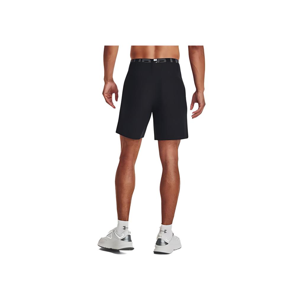 UA Solid Color Straight Leg Casl Shorts Men shorts Black 1382502-001