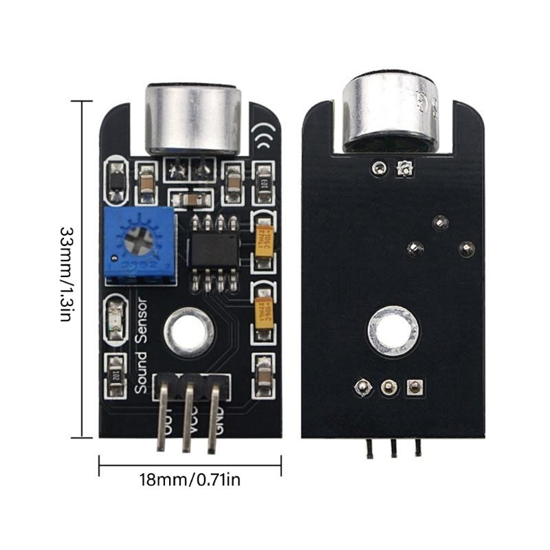 Low Power Consumption Microphone Sensors Module for Home Security Systems Devices Long Durations Operation Sound Sensors