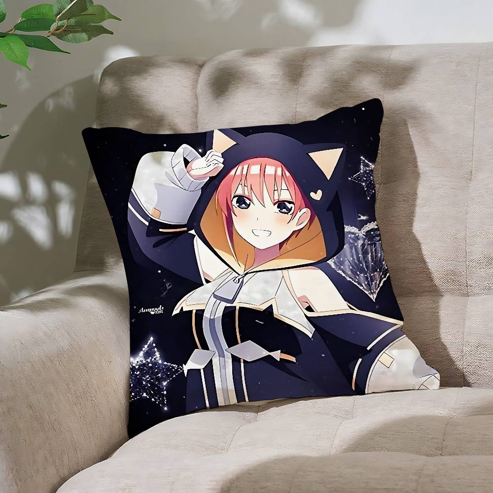 The Quintessential Quintuplets Pillow Case Throw Pillow Cover Nordic Vintage Style Cushion Covers Home Living Sofa Couch Seat