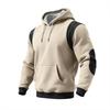 Men's Colorblock Sweatshirt Hoodie Men's Sports Large Size Casual Sweatshirt