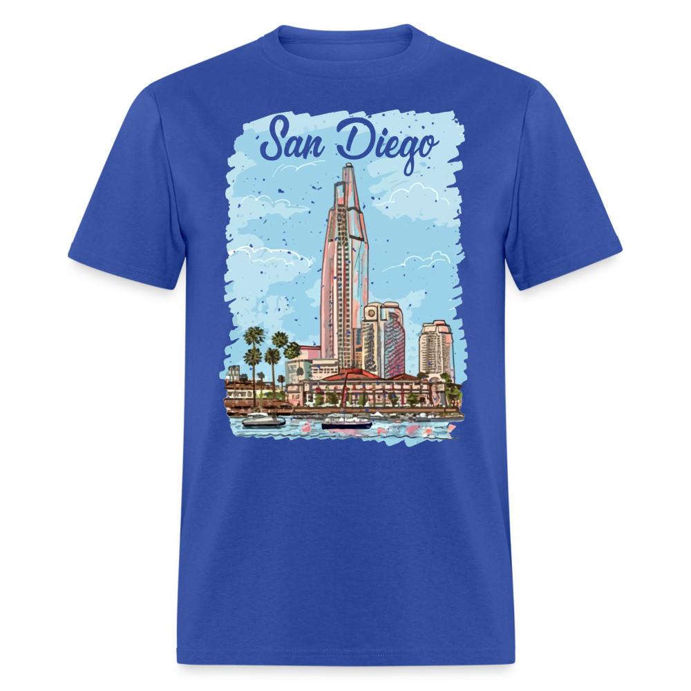 

Sunny Downtown San Diego Skyline shirt - Vibrant Cityscape T-Shirt Size S-6XL 4XL