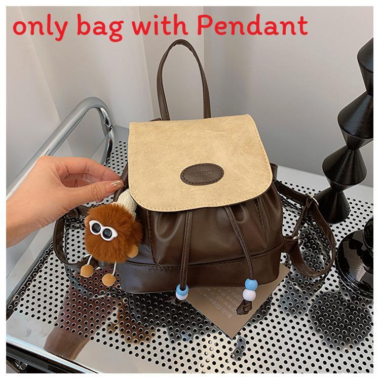 Retro Adorable Jeans Student Mini Backpack Pu Casual For School