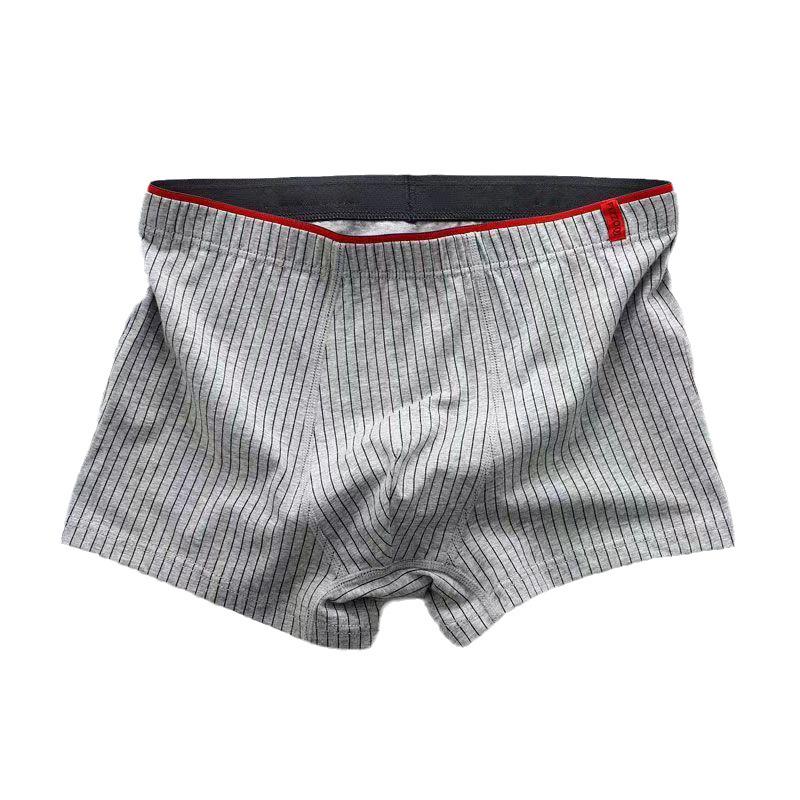 Men's Large Cotton Mid-Waist Breathable Boxer Briefs