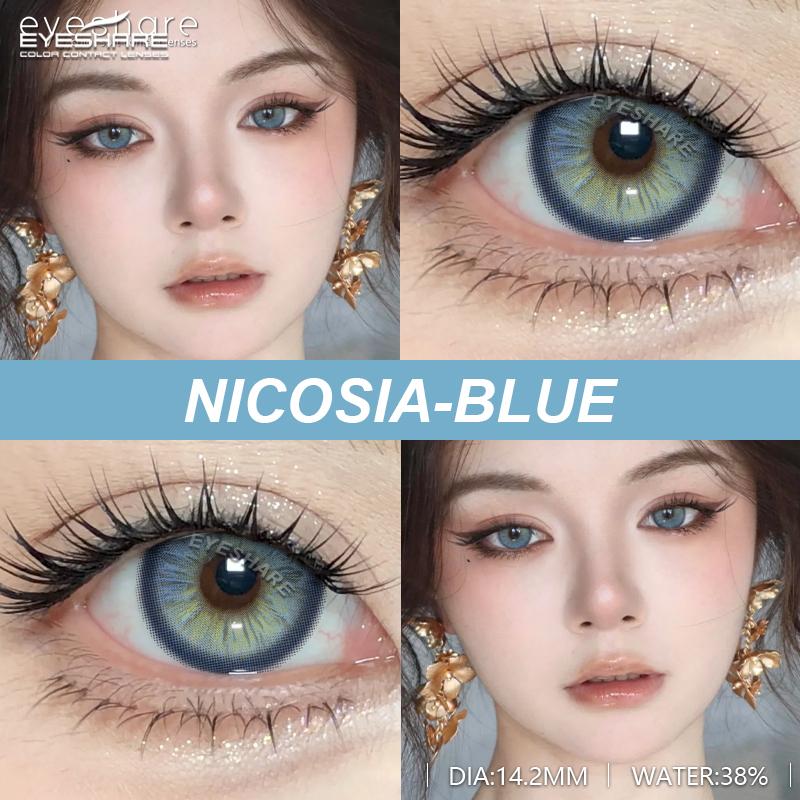 Eyeshare Neue Mode Farbige Kontaktlinsen Dunkelblaue Kontaktlinsen Grüne Schöne Linsen Braune Kontaktlinsen Graue Weiche Linsen 1 Paar