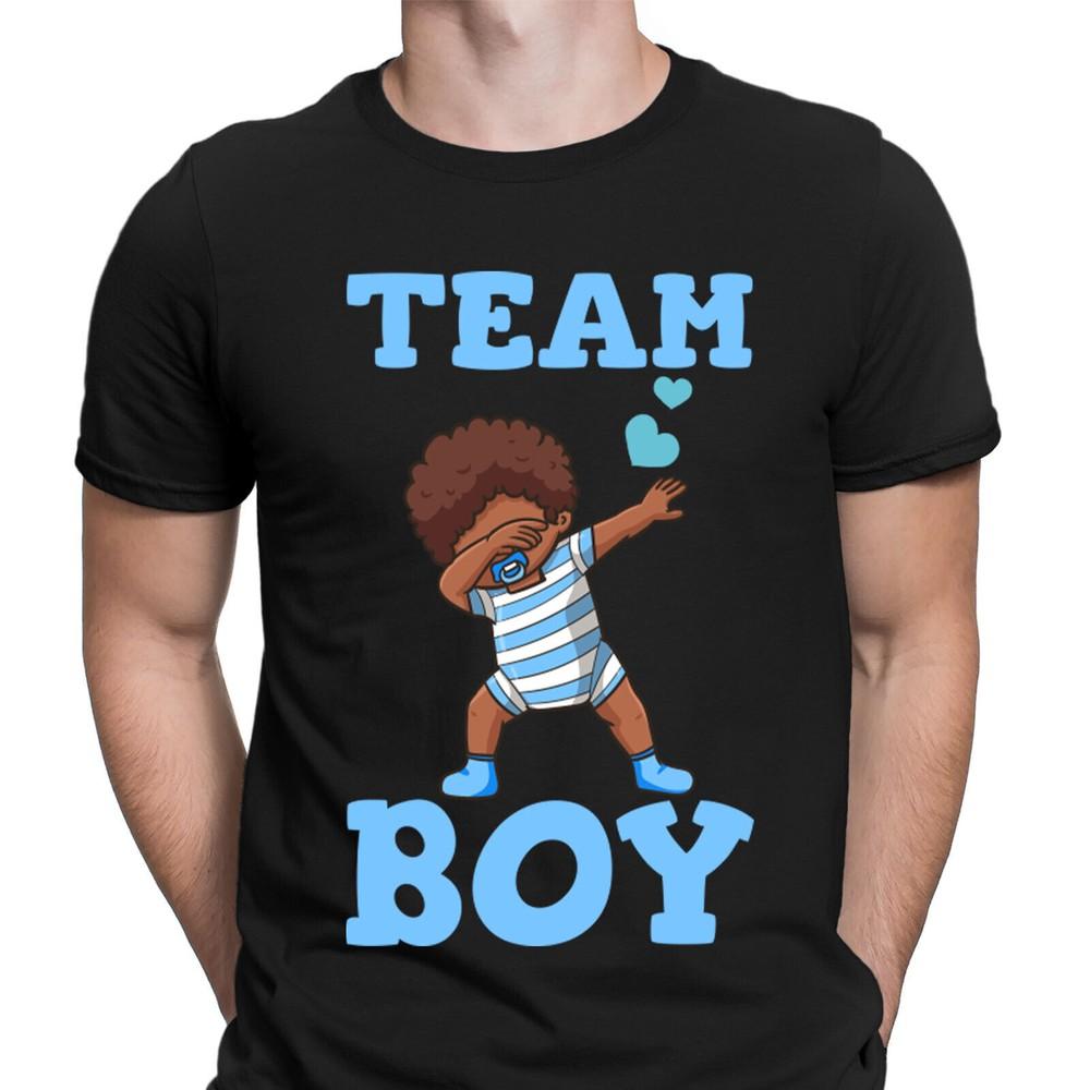 

Раскрытие пола Команда Мальчик Детская вечеринка Забавный Дэббинг Новинка Мужские футболки Футболка Топ D M