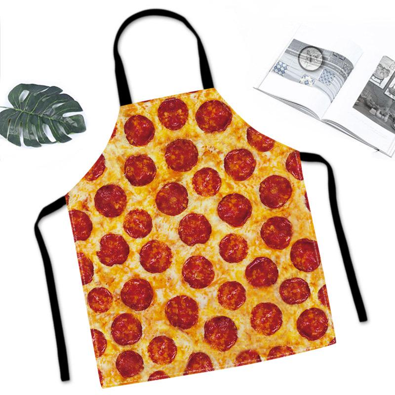 Cartoon Linen Stain-Proof Apron for Home, Parent-Child, Work & Restaurant Use