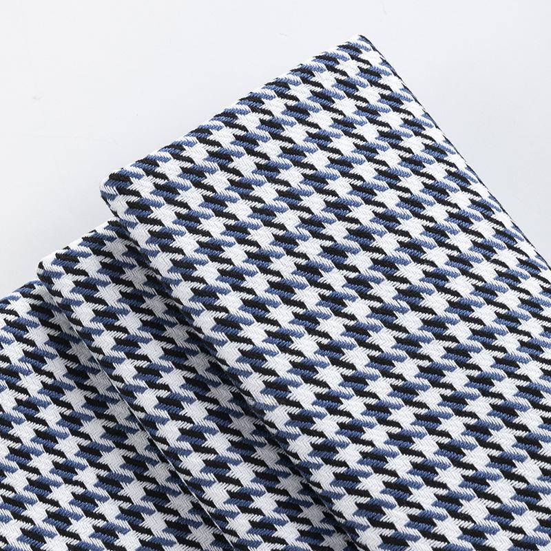 Houndstooth Polyester Linen-like Thick Sofa, Car Seat Cover & Pillowcase Fabric