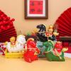 Chinese Style 2026 Horse Year Mascot Resin Horse Statue Horse Figures Ornament  Table Desk