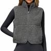 Miling Women's Fleece-Lined Stand-Collar Sports Vest