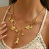 Simple Necklace Fashion Irregular Various Pendant Necklace Neck Jewelry Perfect for Youthful Couple or Close Friend