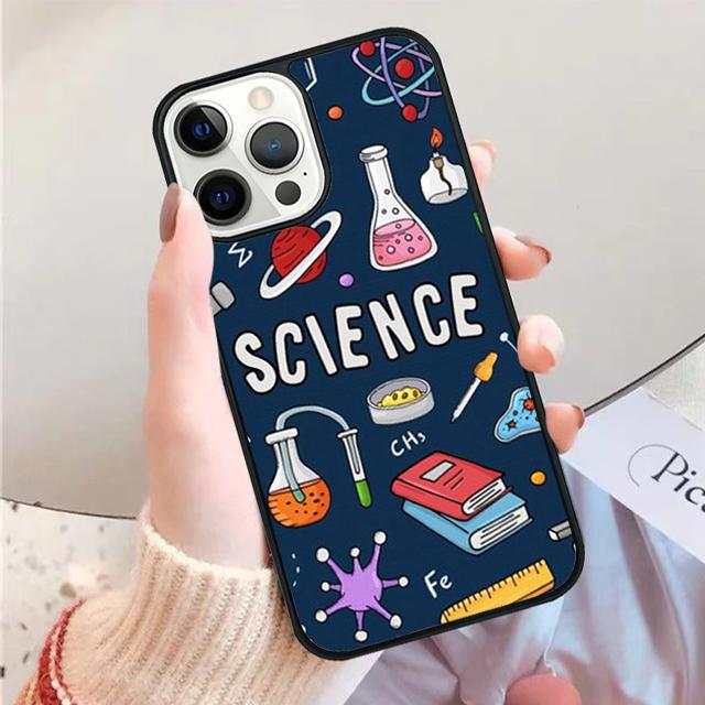 Biology and Chemistry Phone Case Cover For iPhone 17 Air 15 16 14 Plus 11 12 13 Pro Max Apple Max