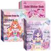Princess Dress-Up Sticker Book for Girls Ages 2-6 - Fun Dress and Paint Attention Game