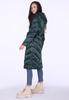 WOMEN' LONG TIE DOWN COAT