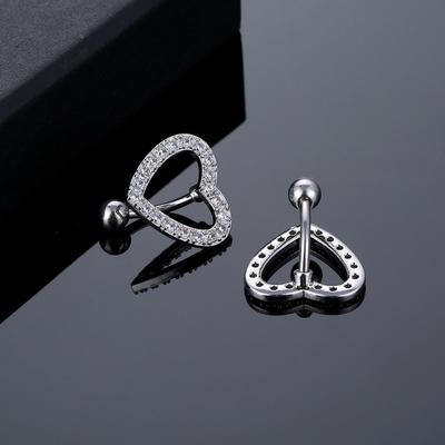 Heart Belly Button Ring Navel Piercing Ring Cooper Belly Button Piercing Ring