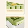 Ice Tray with Lid and Bin Ice Cube Mold with Scoop Ice Maker 2 Trays for Freezer for Chilled Drinks Coffee Juice