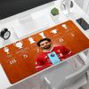 Mo Salah's Fire Gaming Mouse Pad Gamer Mousepad Computer Desk Keyboard Mat Non-Slip Rubber Base Computer Desk Office Decoration Accessory