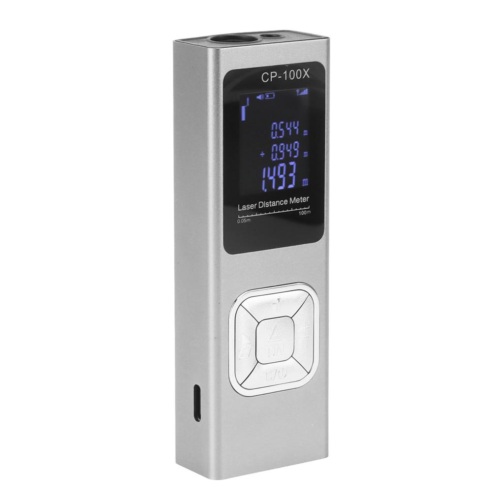 Laser Distance Meter Ultra Thin Rechargeable High Accuracy Mini Digital Laser Measurement Tool for