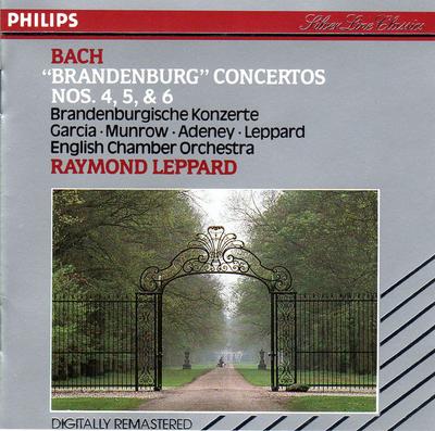 CD JOHANN SEBASTIAN BACH - ENGLISH CHA - Brandenburg Concertos Nos. 4, 5 & 6 4203462 Philips Germany Classical Used