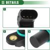 Motoforti Engine Camshaft Position Sensor, Cam Position Sensor, for BMW 325CI 2001-2006, ABS Metal, No.12147539165, Black, 1 Set