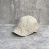 New Mixed Linen Six-piece Deep Top Face Small Forward Hat Men's and Women's Spring and Summer Thin Cap Niche Painter Hat